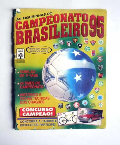 Dois Albuns Figurinhas Brasileiro 94 E 95 Incompletos No Est (Usado)