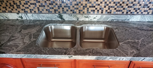 Imagen 5 de 6 de Tarja Doble Submontar Acero Inox 304 Medida 82x46x23 Cm