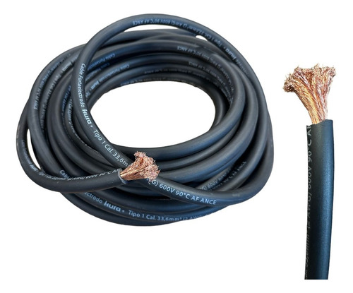 Cable Portaelectrodo Argos/welder 2 Awg Flexible 3 Mts