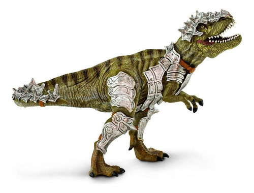 Figura T-rex Armadura Blindada Muñeco Safari Colección Tx