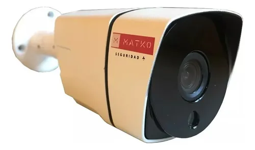 comprar Cámara Seguridad Cctv 2mp 1080p Full Hd Matko Color Blanco