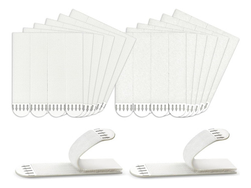 Tiras Adhesivas For Colgar Cuadros, Resistentes, 24 Pares (