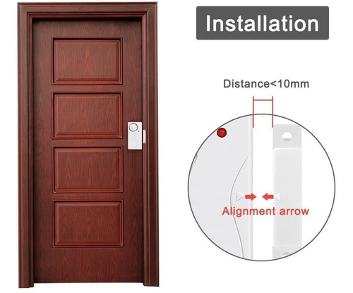 Wsdcam Alarma Antirrobo De Puerta Inalámbrico Alarma: De Seg