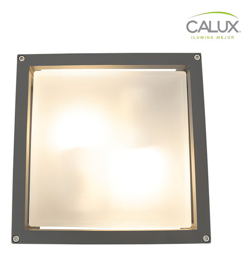 5466/gf Luminario Para Muro Y Techo, Calux Color Grafito
