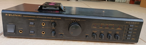 Amplificador Unic Ac 1400 Revisado 110/220v Preto 56 W (Usado)