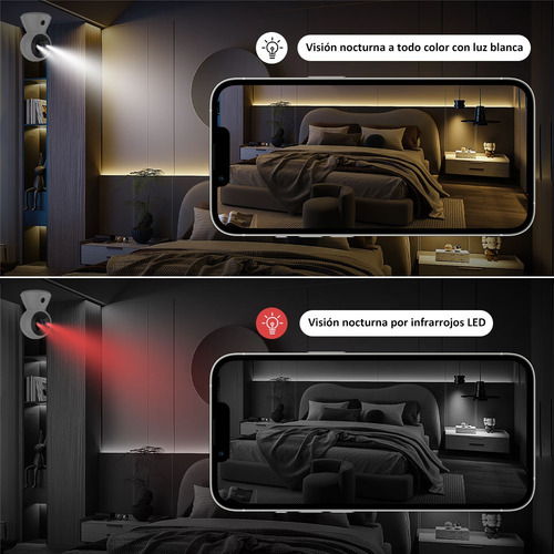 Cámara De Seguridad Hogar K11 24hora Visión Nocturna Wifi