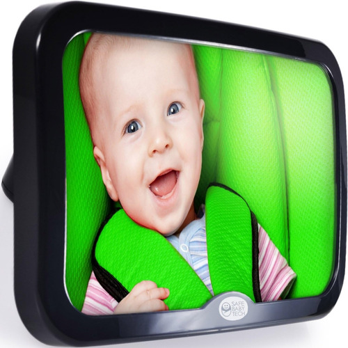 Espejo Retrovisor Angular Grande Para Bebe Safe Baby Tech