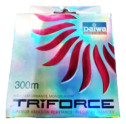 Nylon Daiwa Triforce Carrete 300 Metros Cristal 