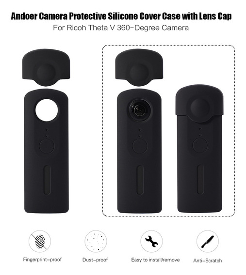 RICOH THETA V withシリコンカバーとManfrotto三脚セット カメラ