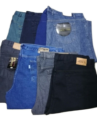 Jeans Clásico Talles Especiales T 62 Al 70 