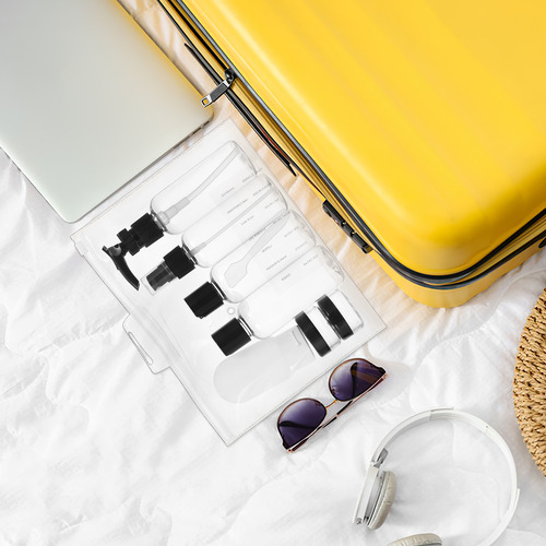 1 Juego De Botellas De Viaje, Recipientes Rellenables De Tam