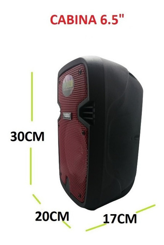 Parlante Cabina De Sonido Profesional Bt + Microfono 6.5'
