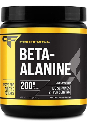 Beta Alanina Sem Sabor 200 G Primaforce - Importada Original