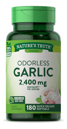 Perlas De Ajo Sin Olor 3600 Mg Ultra Potente 250 Capsulas