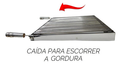 Parrilla de barbacoa premoldeada 58x40