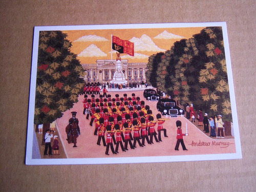 The Mall And Buckingham Palace . Andrew Murray . Post Card