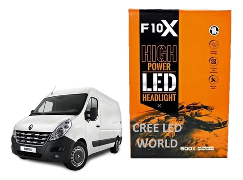 Luces Cree Led F10x Csp Renault Master X2