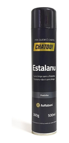 Estalanu Pretinho Spray Pneu Alto Brilho Aoraboni