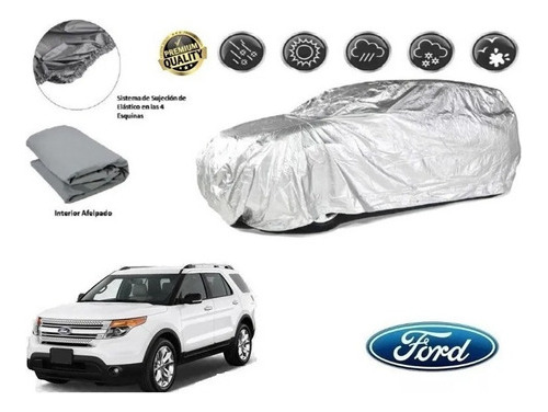 Cubierta Funda Cubreauto Afelpada Ford Explorer St 2013