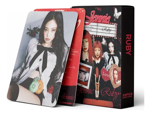Cartões Lomo Para Jennie 55pcs Álbum Ruby Lionel Messi Lionel