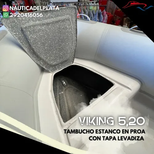 Semirrigido Gomón Viking 5,20 Con Motor Mercury 60 Elpt 4t