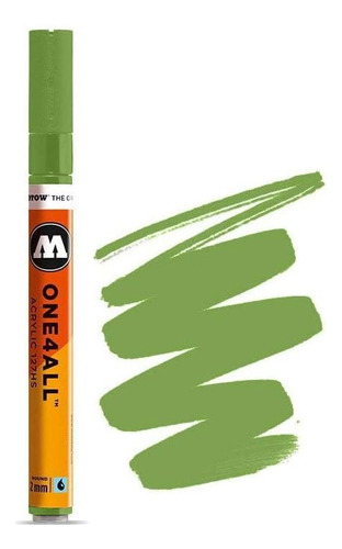Marcador Pintura Acrílica Molotow One4all, 2 Mm, Verde 1