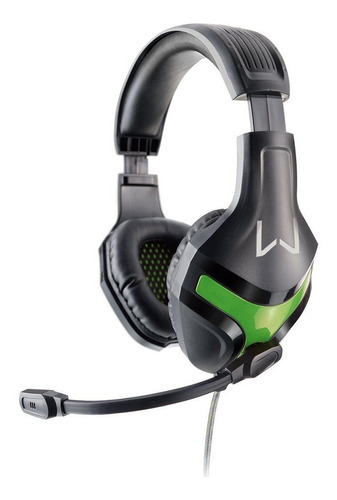 Headphone Headset Gamer Warrior Harve P2 Preto/verde - Ph298