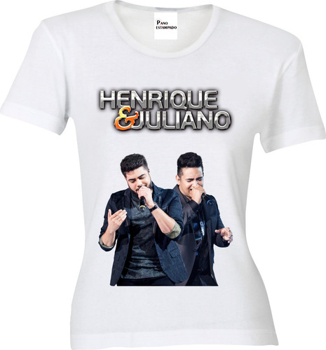 Imagem 4 de 8 de Camiseta, Baby Look, Regata Ou Almofada Henrique E Juliano