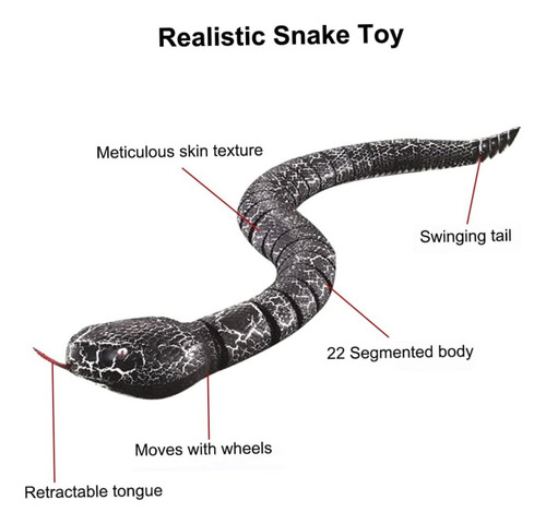 16 Juguete De Serpiente De Control Remoto Recargable