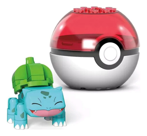 Pokémon Bulbasaur Pokebola - Mega Construx - Mattel