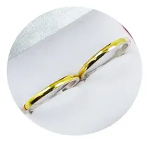 Comprar Alianzas Joyas Center M2d2 Plata 925 Y Oro Pulido