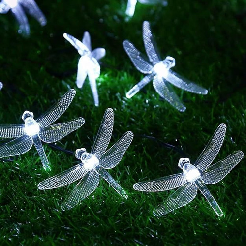 Solar Powered String Lights Waterproof 19 7ft 8 Modes 30led