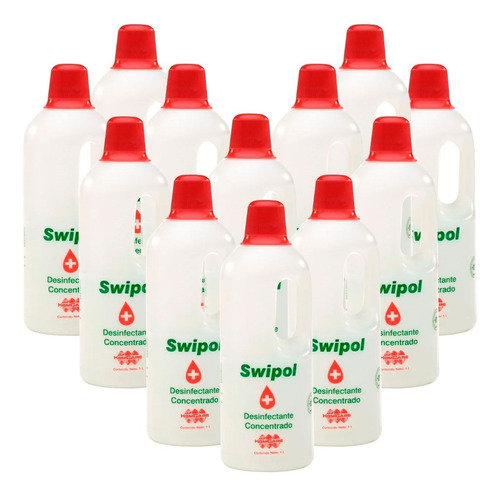 12 Litros Desinfectante Antibacteria Concentrad Swipol Swipe