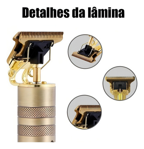 Aparelho Maquininha Para Acabamento Barba E Cabelo Dragão
