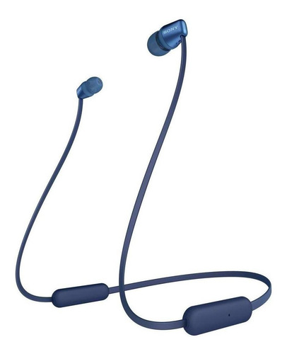 Imagem 1 de 2 de Fone de ouvido in-ear sem fio Sony WI-C310 blue