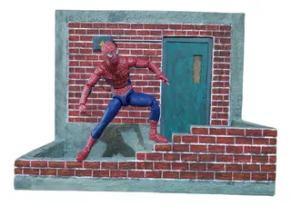 Marvel Legends Diorama Terraza Urbana Para Spiderman 1/12