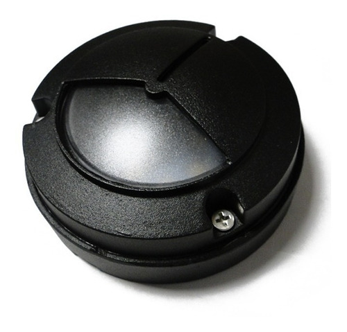 Aplique Exterior Mini Tortuga Led 5w Protect Aluminio Negro