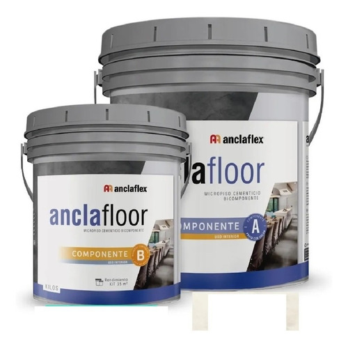 Micropiso Cementicio Anclafloor Comp. A+b 35kg Imagen Pint.