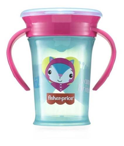 Vaso De Entrenamiento Fisher Price Bb1021 Rosa Color Turquesa Liso