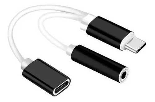 Imagem 5 de 6 de Cabo Adaptador Tipo-c 2 Em 1 Fone + Carregador X-cell