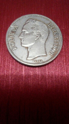 Moneda De Plata 2 Bolivares  1935.  (extra Fine) 