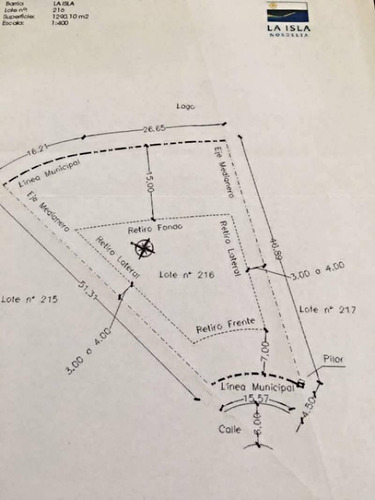 Imagen 4 de 4 de Lote En Venta En La Isla, Nordelta, G.b.a. Zona Norte