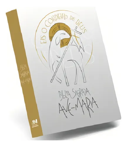 Bíblia Sagrada Ave Maria Tradicional Média, Edição Eis O Cordeiro...
