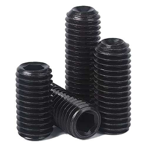 Juego De Tornillos Hexagonales Negros M3-0,5 X 12 Mm, Con Fo