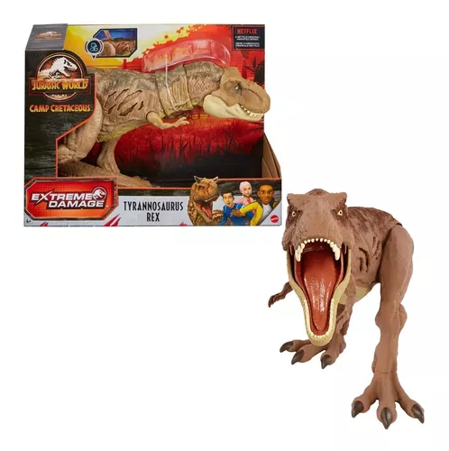 Jurassic World Tiranossauro Rex 56cm Morde Ataca Mattel