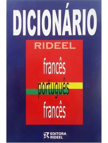 Livro Dicionário Francês Português Rideel