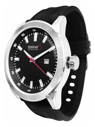 Reloj Para Hombre Análogo Steiner 44mm Luminiscente Fechador