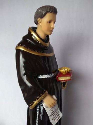 Imagem De Frei Galvao 65 Cm Santo Antonio De Santana Galvao Cor Pintura A Mão