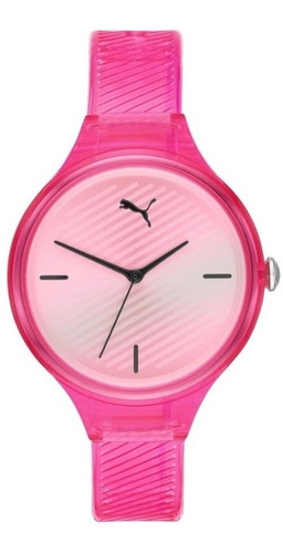 Reloj Puma Mujer Silicona Fucsia Deportivo Sumergible P1024