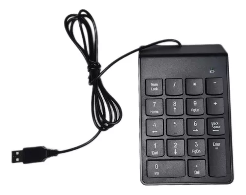 Mini Teclado Numérico Usb Com Fio